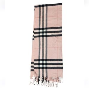Burberry Authentic Pink Cashmere Scarf